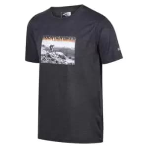 Regatta Fingal Slogan T-Shirt - India Grey