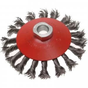 Faithfull Twisted Knot Wire Wheel Brush 115mm M14 Thread