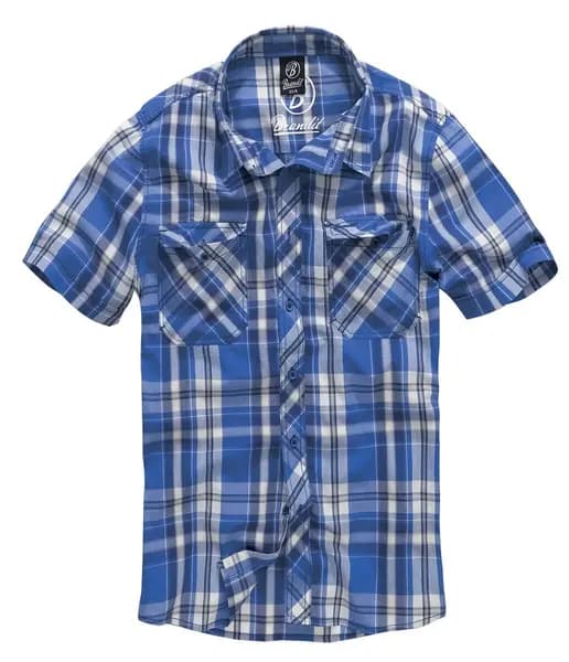 Brandit Roadstar Short-sleeved Shirt blue white 3XL Men
