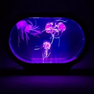 Realistic Jellyfish Light in Black Plastic