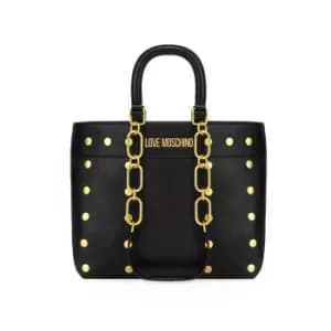 LOVE MOSCHINO Shopping bags Women Black Eco Pelle
