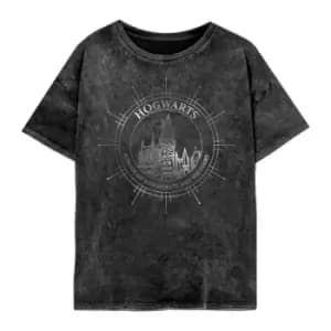 Harry Potter - Hogwarts Constellations (SuperHeroes Inc. Womens Acid Wash T-Shirt) Ex Ex Large