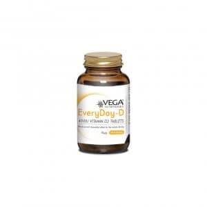 Vega Everyday D 400iu Chewable Tablets - Blackcurrant 100s
