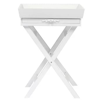 Charles Bentley Belgravia Floral Butlers Tea Tray Table