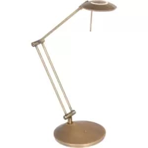 Sienna Zodiac LED Desk Task Lamp Bronze Brushed, Plastic Matt