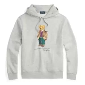 Polo Ralph Lauren Regular Bear Over The Head Hoodie - Grey