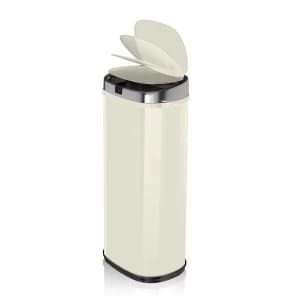 Morphy Richards 50L Square Sensor Bin - Cream
