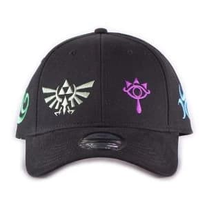 Nintendo - Colour Symbols Adjustable Cap - Black