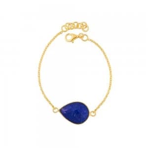 Juvi Designs Gold vermeil egadi teardrop bracelet Blue
