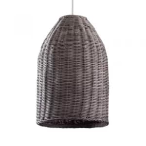 Chianti Wicker Pendant Shade in Grey