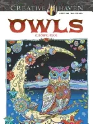 creative haven owls coloring book