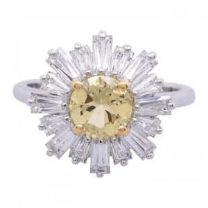 Swarovski Sunshine: Ring Med Cecy/Rhs 55 - Silver