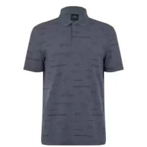 Armani Exchange AOP Polo - Blue