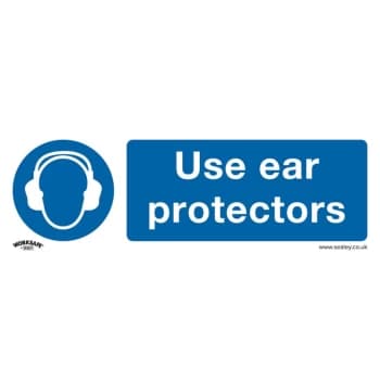 Safety Sign - Use Ear Protectors - Rigid Plastic