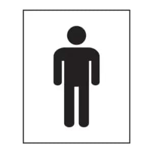 Male Symbol - RPVC (125 x 200mm)