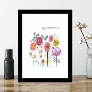 SC460548028 Multicolor Decorative Framed MDF Painting