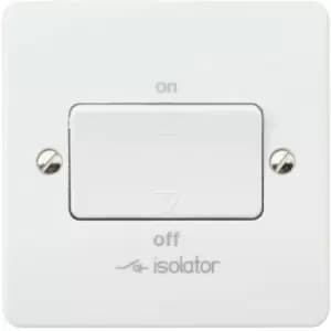 MK by Honeywell Three Pole Fan Isolator with Switchlock & Padlock - White