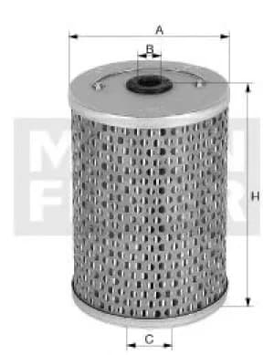 Fuel Filter P1018/1 by MANN