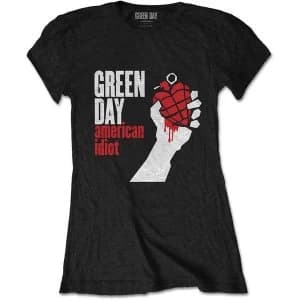 Green Day - American Idiot Ladies XX-Large T-Shirt - Black