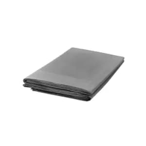 Bedeck of Belfast Fine Linens 300 Thread Count Egyptian Cotton Kingsize Flat Sheet, Charcoal