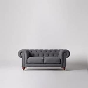 Swoon Winston Smart Wool 2 Seater Sofa - 2 Seater - Anthracite