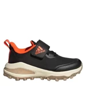 adidas FortaRun All-Terrain Cloudfoam Sport Running Elast - Core Black / Impact Orange / C