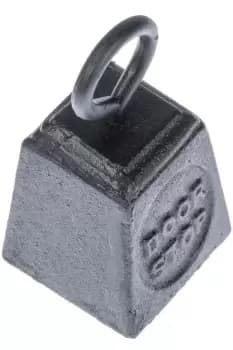 1kg Antique Weight Door Stopper Black Cast Iron