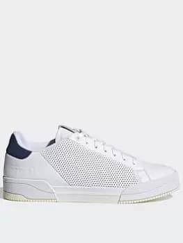 adidas Originals Court Tourino RF Shoes, White/Blue, Size 6, Men