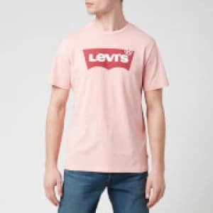Levis Mens Housemark Graphic T-Shirt - Pink - L