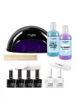 Mylee The Essentials Gel Nail Polish LED Lamp Kit - Black, One Colour, Women