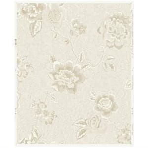 Graham and Brown Boutique Embossed Floral Wallpaper - Ivory