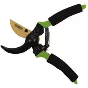 09963 Bypass Secateurs with Foam Grips 203mm - Draper