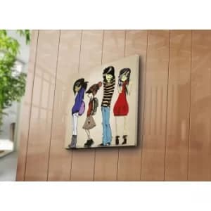4545K-24 Multicolor Decorative Canvas Painting