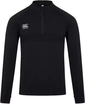 Canterbury Seamless 1/4 Zip Black/Grey XLarge/2XL