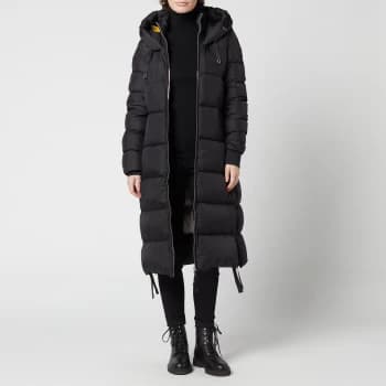 Parajumpers Womens Panda Extra Long Coat - Black - L