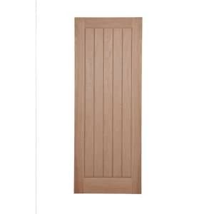 Cottage Framed Ledged And Braced Oak veneer Internal Door H1981mm W686mm
