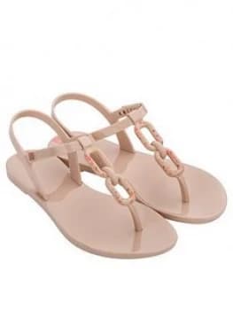 Zaxy Infinity Links Flat Sandals - Blush
