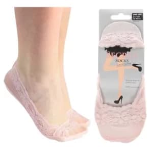 Secret Socks Lace Pink