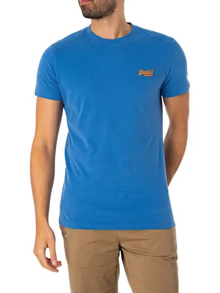 Superdry Vintage Logo EMB T-Shirt Monaco Blue L