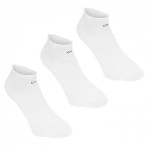 Calvin Klein Logo 3 Pack Liner Socks - White