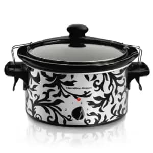 Hamilton Beach 33246A-SAU Stay or Go Slow Cooker 3.5L - Black & Silver