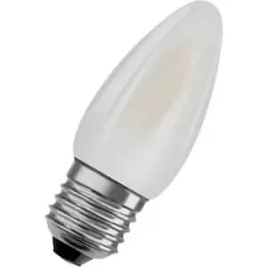 OSRAM 4058075437265 LED (monochrome) EEC E (A - G) E-27 Candle shape 4 W = 40 W Warm white (Ø x L) 35mm x 92mm