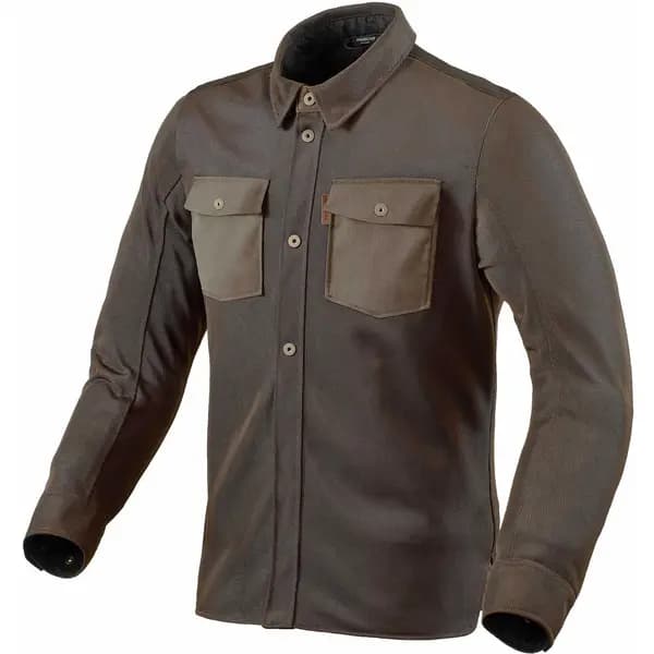 REV'IT! Overshirt Tracer Air 2 Jacket Brown Size 2XL