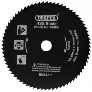 Draper 90486 HSS Saw Blade (85mm)