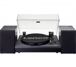 LENCO LS-300 Belt Drive Bluetooth Turntable - Black