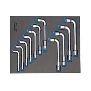 Gedore Double ended socket wrench set in CT module 11 pcs