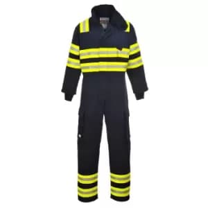 Portwest FR98 Wildland Fire Coverall Navy L
