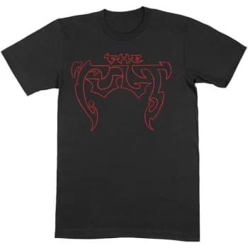 The Cult - Outline Logo Unisex Large T-Shirt - Black