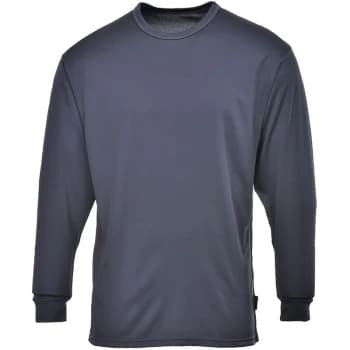 Portwest - B133CHAL - sz L Thermal Baselayer Top Workwear - Charcoal