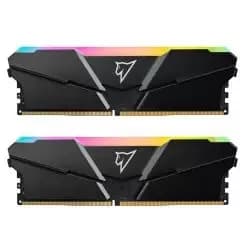 Netac Shadow RGB Grey 32GB Kit (2 x 16GB), DDR4, 3200MHz (PC4-25600), CL16, XMP 2.0, DIMM Memory